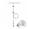 Ultra-flat design LED panel white 120 x 30cm, 4000K 36W Including wire suspension Set