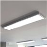 LED Panel (295x1195x8mm) KIT incl. surface mount frame 36W 4000K Neutral white