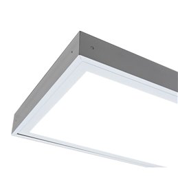 LED Panel (295x1195x8mm) KIT incl. surface mount frame 36W 4000K Neutral white