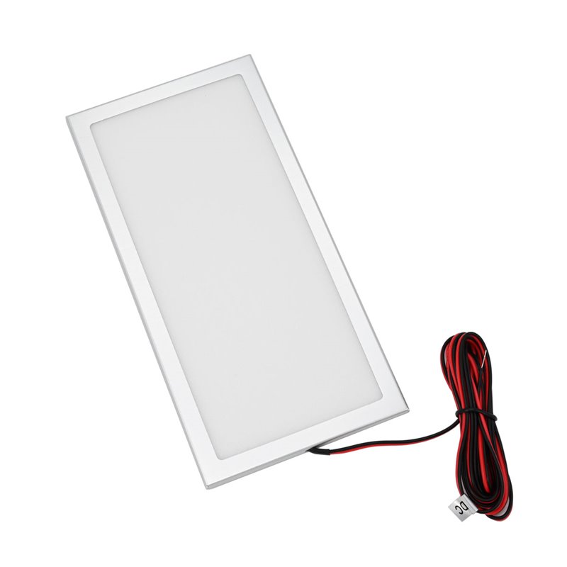 Mini pannello LED da sottopensile 3000K 12VDC / 7,5W / 100x200x5mm Mini pannello LED da sottopensile 3000K 12VDC / 7,5W / 100x200x5mm