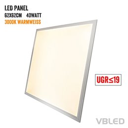 VBLED - LED-Lampe, LED-Treiber, Dimmer online beim Hersteller kaufen|LED Panel 620x620x11mm 40W 3000K