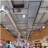 LED high bay pendant luminaire UFO - 100W 6000K