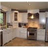 LED montageframe van aluminium - chroom look - rond - glanzend - draaibaar