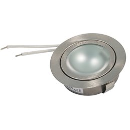 Set of 3 Recessed Luminaires 3X6W Extra Flat Illuminates Front & Side Aluminium 3000K