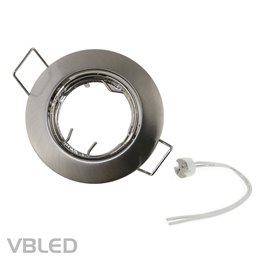 VBLED - LED-Lampe, LED-Treiber, Dimmer online beim Hersteller kaufen|LED Einbaurahmen - Metall - Ø68mm - silber - rund - NICHT schwenkbar