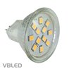 VBLED - LED-Lampe, LED-Treiber, Dimmer online beim Hersteller kaufen|LED Einbaustrahler Set inkl. Leuchtmittel 2W, WW, 12V DC, G4, Schnellverschluss, Alu, schwenkbar
