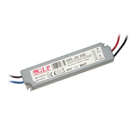 Fuente de alimentación LED de corriente constante / 320-350mA / 7W