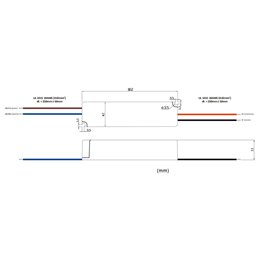 LED Constant Voltage Power Supply 72W 24V DC