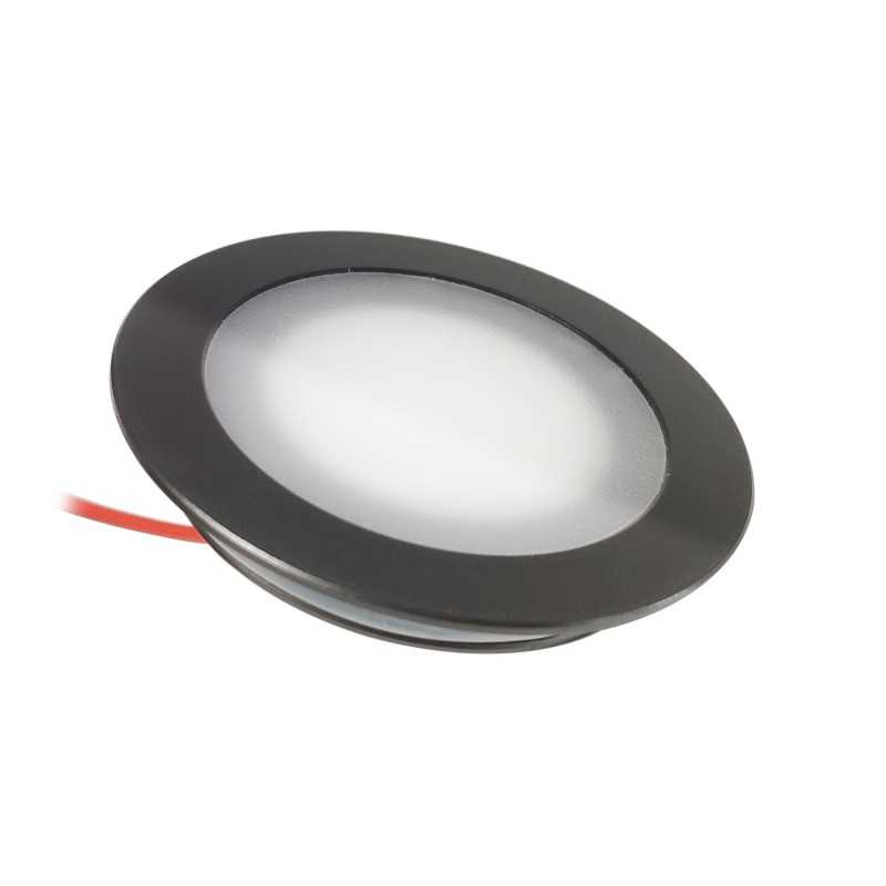 VBLED - LED-Lampe, LED-Treiber, Dimmer online beim Hersteller kaufen|LED-Einbauleuchte schlank schwarz 3000K – 0,9W – ultraflach 12V DC VBLED - LED-Lampe, LED-Treiber, Dimmer online beim Hersteller kaufen|LED-Einbauleuchte schlank schwarz 3000K – 0,9W – ultraflach 12V DC
