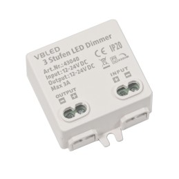 Dimmer SwitchEZDIM 3 levels (10%-50%-100%) LED dimmer 12V-24V