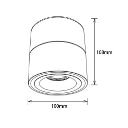 VBLED - LED-Lampe, LED-Treiber, Dimmer online beim Hersteller kaufen|10W LED Deckenstrahler Verstellbarer Leuchtenkörperwinkel Einstellbare Farbtemperatur 2700-4000-5700