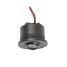 VBLED - LED-Lampe, LED-Treiber, Dimmer online beim Hersteller kaufen|1W LED Mini Einbauspot - "FOCOS" Minispot - 12V DC - IP20 - 3000K - Schwenkbar - Schwarz