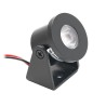 1W Mini LED Opbouwspot "Alyana" zwart 3VDC 350mA 3000K