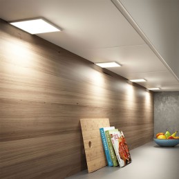 Mini panneau LED d'éclairage sous l'armoire 12VDC / 7,5W / 4000K Extra plat