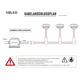 VBLED - LED-Lampe, LED-Treiber, Dimmer online beim Hersteller kaufen|3W Mini Einbaustrahler Mini Spot "NOVOS"- 12V VDC -4000K