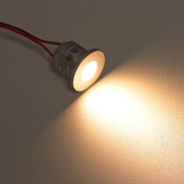 VBLED - LED-Lampe, LED-Treiber, Dimmer online beim Hersteller kaufen|4er Set 1W LED Mini Einbaustrahler IP65 warmweiß mit RF Funk Treiber 12V und Fernbedienung