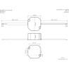 LED transformer 12V Dimmable Triac Max. 12W Waterproof IP65