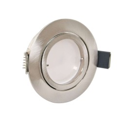 VBLED LED COB recessed spotlight - round - die-cast - brushed - 7W