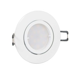 VBLED LED inbouwspot in aluminium - zilver optiek - rond - incl. fitting - 5W - GU10 LED