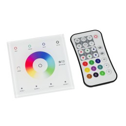 Home iNatus RGBW Wall Touch Panel LED Controller Kit with Remote Control