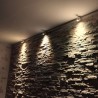 3pcs SET Mini LED ceiling spot 12VDC 3W 3000K "ESKINAR" swivelling with LED transformer