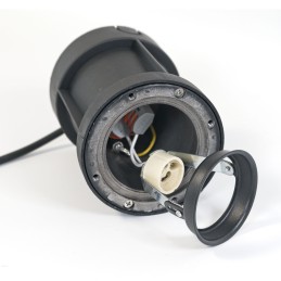 Zwenkbare LED vloerinbouwspot 230V AC IP67 waterbeschermd zonder gloeilamp