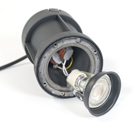 Spot encastré de sol LED à fixation orientable avec ampoule LED 5,5W