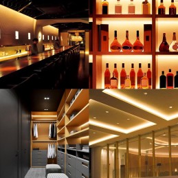 Striscia LED COB 24V Bianco Caldo 3000K – 5m, 14W/m, Autoadesiva, Illuminazione Interna IP20