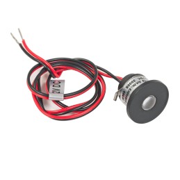 1W VBLED LED Mini recessed spotlight "ALDYNE" black - 12VDC - IP65 - 3000K