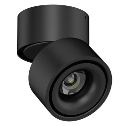 10W LED Plafondspot in zwart – Verstelbare lampkop, Instelbare kleurtemperatuur 2700-4000-5700K