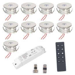 Set inalámbrico de 9 focos...
