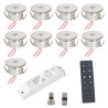 VBLED - LED-Lampe, LED-Treiber, Dimmer online beim Hersteller kaufen|9er Funk Set 3W Mini-Einbauspot Einbaustrahler "NOVOS" 3000K inkl.LED Trafo und Verbinder