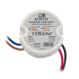 Ronde LED Voeding 12V 30W...