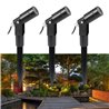 VBLED - LED-Lampe, LED-Treiber, Dimmer online beim Hersteller kaufen|3er-Set 3W Gartenleuchte Gartenstrahler Schwarz 3000K 12V Warmweiß