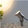 LED Garden Spotlight Garden Pond Light 230V, stainless steel IP68 with GU10 bulb 5W