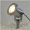 Set van 3 LED-vijverlampen / tuinvijververlichting 12V, gemaakt van roestvrij staal IP68 met RGBW MR16 lamp en transformator