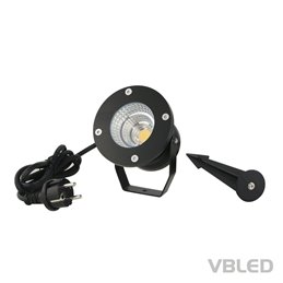 Foco LED de jardín Blanco Cálido 3000K 10W 230V