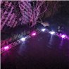 Juego de 3 luces de jardín LED RGB+W 1W 12V AC IP65