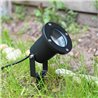 VBLED LED pond floodlight "Stagnum" 12V IP65 aluminium black (MR16 LED bulb changeable)