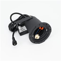 VBLED Proyector LED para estanque "Stagnum" 12V IP65 aluminio negro (bombilla LED MR16 cambiable)