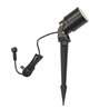 Lampada da giardino nera con picchetto di terra 12V incl. MR16 GU5.3 LED Spot 5W 3000K
