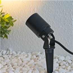 VBLED - LED-Lampe, LED-Treiber, Dimmer online beim Hersteller kaufen|Gartenleuchte Schwarz Gartenspot mit Erdspieß 12V inkl. MR16 GU5.3 LED Spot 5W 3000K