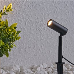 VBLED - LED-Lampe, LED-Treiber, Dimmer online beim Hersteller kaufen|1W LED Gartenstrahler schwarz LED wechselbar Leuchtmittel 12VAC/DC Warmweiß 3000K